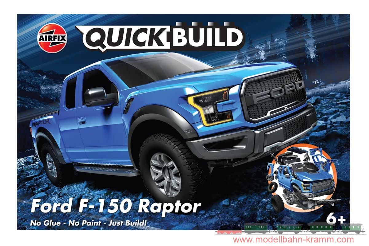 Airfix J6037, EAN 5055286661440: QUICKBUILD Ford F-150 Raptor