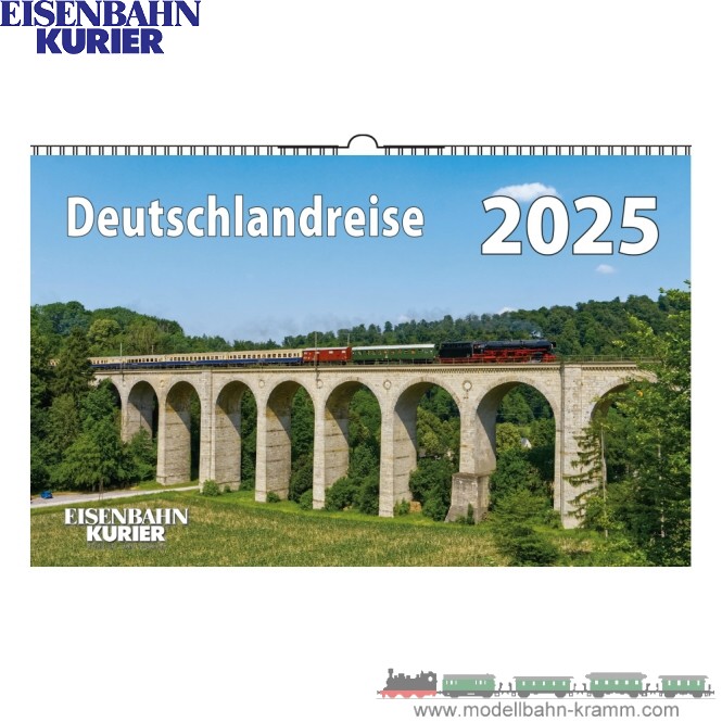 Eisenbahn-Kurier 5932, EAN 9783844659320: Deutschlandreise Kalender 2025