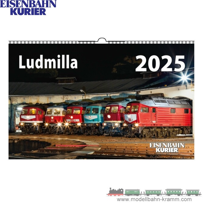 Eisenbahn-Kurier 5933, EAN 9783844659337: Ludmilla Kalender 2025