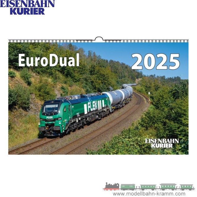 Eisenbahn-Kurier 5934, EAN 9783844659344: Eurodual Kalender 2025