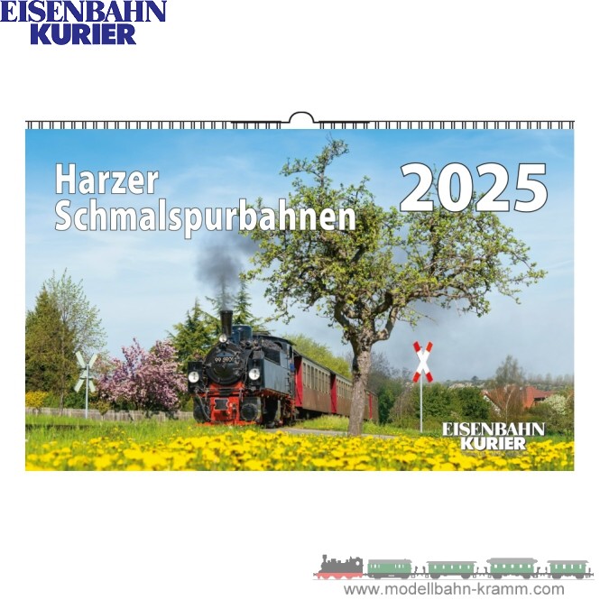 Eisenbahn-Kurier 5936, EAN 9783844659368: Harzer Schmalspurbahnen Kalender 2025