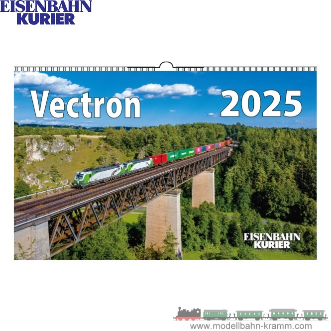 Eisenbahn-Kurier 5937, EAN 9783844659375: Vectron Kalender 2025