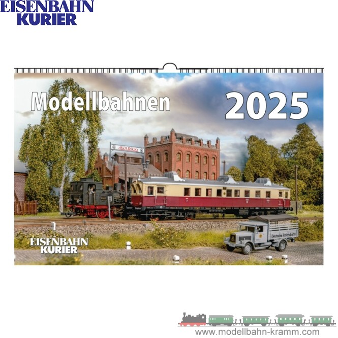 Eisenbahn-Kurier 5943, EAN 9783844659436: Modellbahnen Kalender 2025