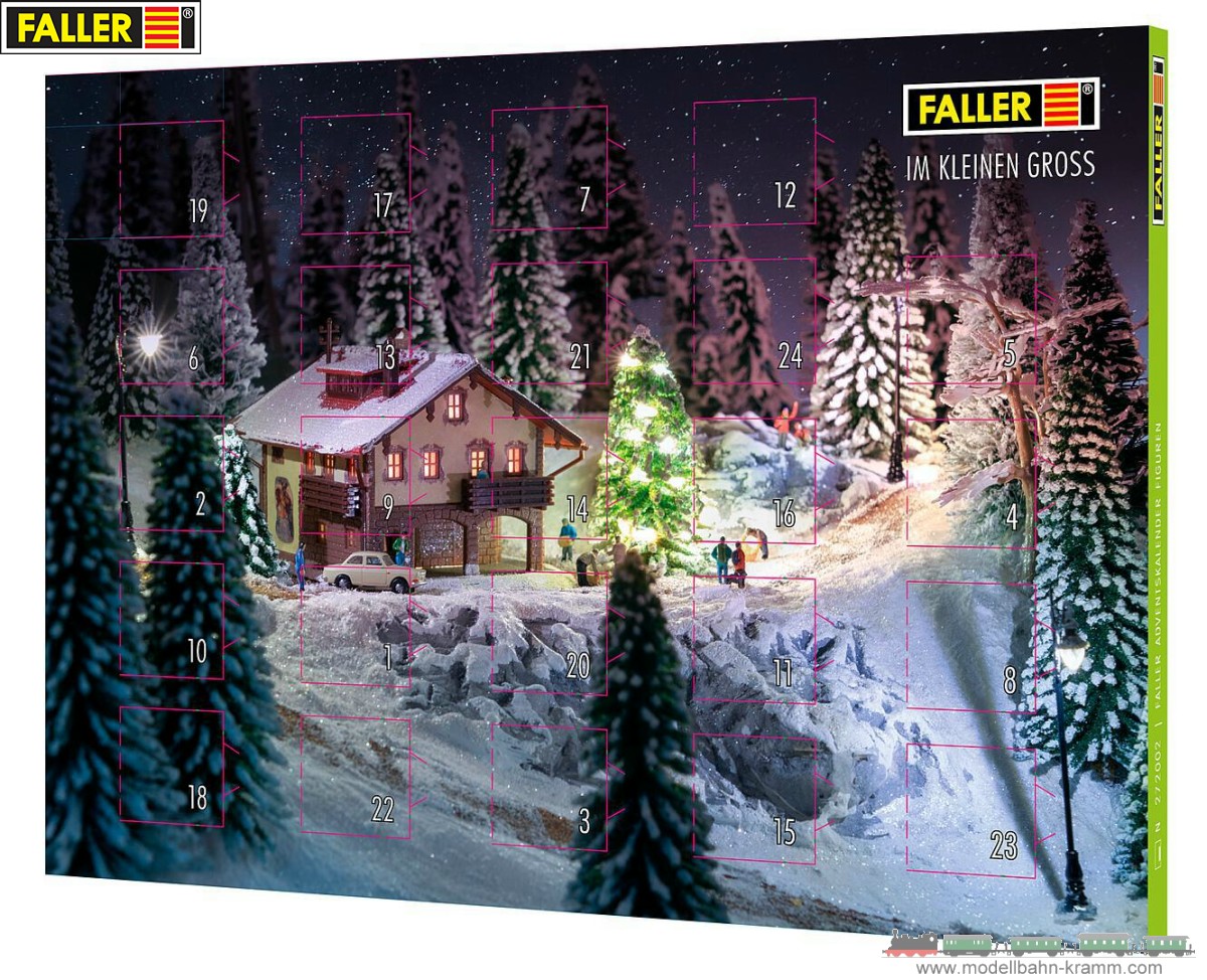 Faller 272002, EAN 4104090720025: N FALLER Adventskalender mit Figuren