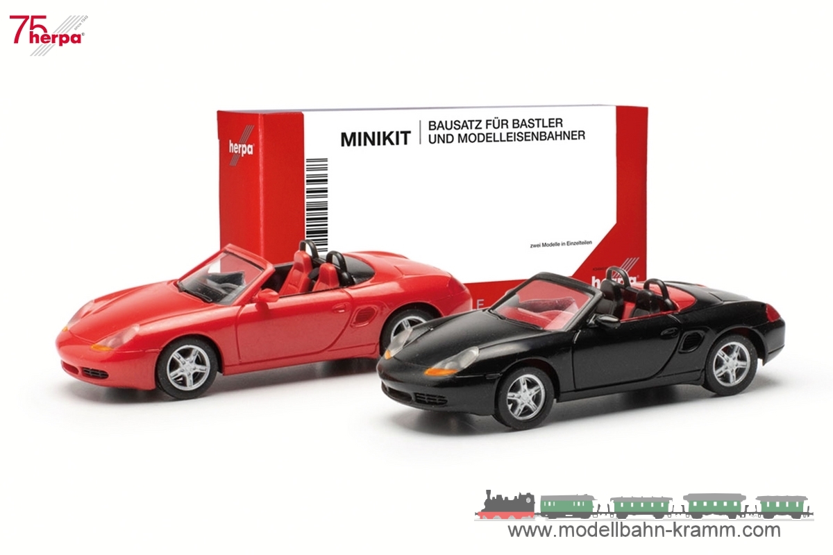 Herpa 013963, EAN 2000075618436: Minikit Porsche Boxster S (2 Stück)