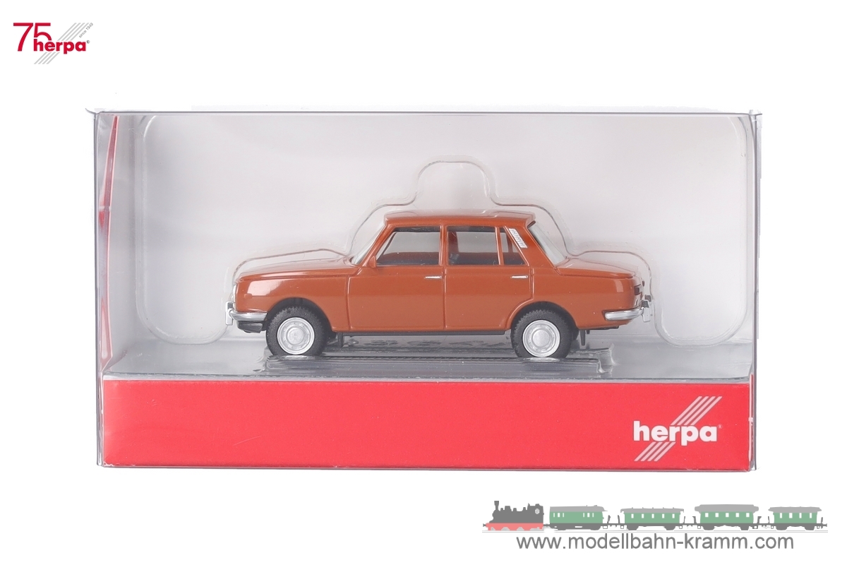 Herpa 022903-007, EAN 4013150352673: 1:87 Wartburg 353 ´66, orangebraun