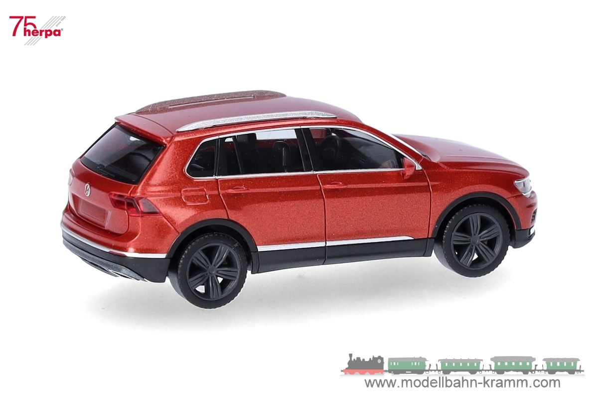 Herpa 038607-007, EAN 4013150352642: 1:87 Volkswagen (VW) Tiguan (AD1), habanero orange metallic