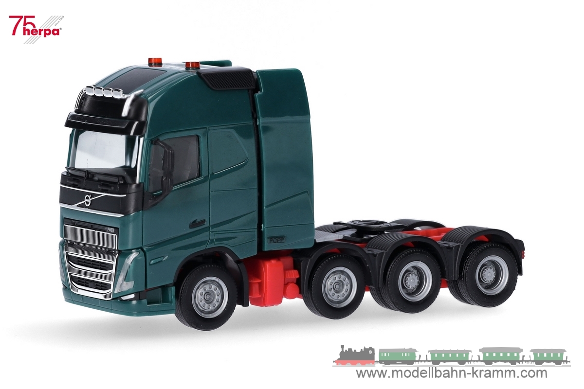 Herpa 317993, EAN 4013150317993: 1:87 Volvo FH 16 GL XL 2020 Schwerlastzugmaschine, blaugrün