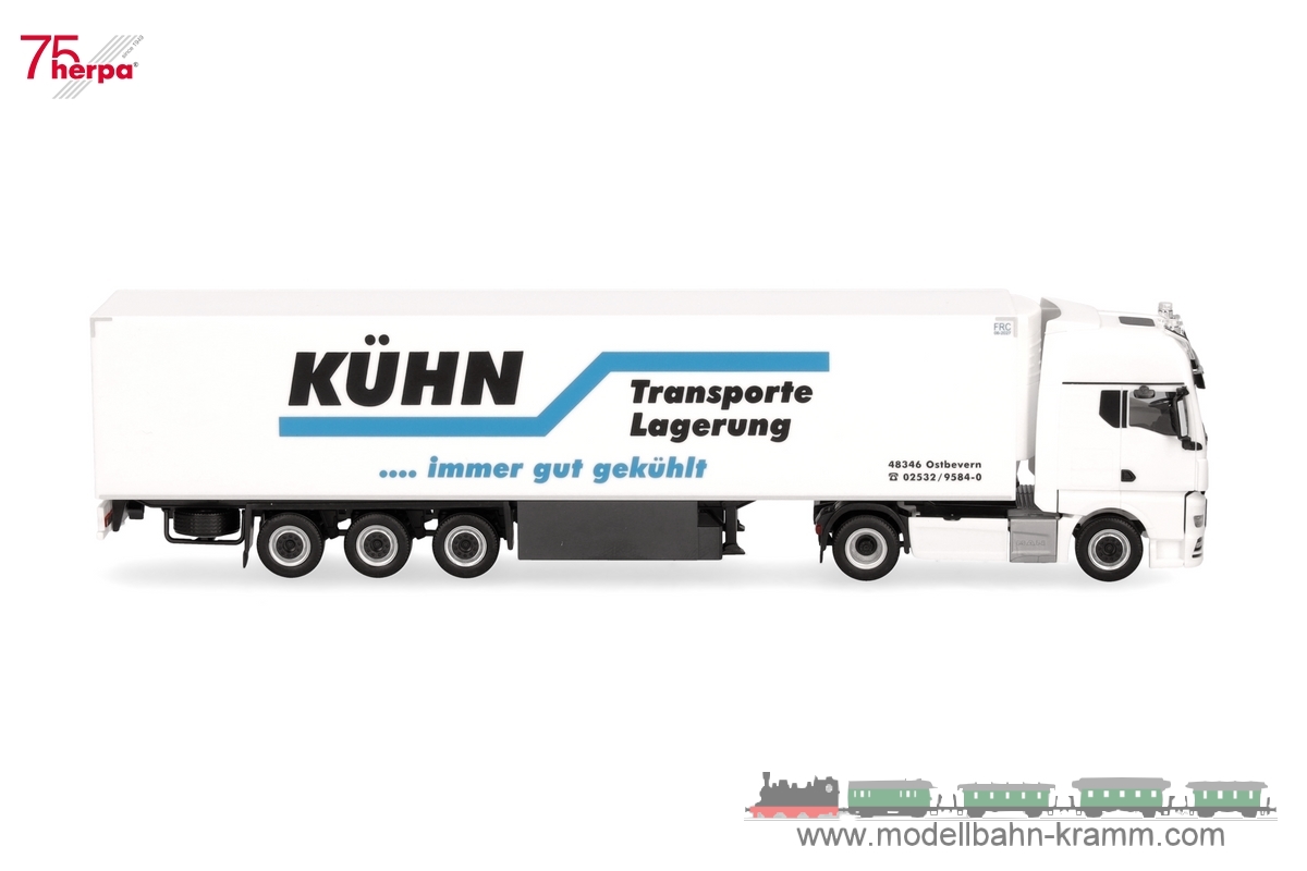 Herpa 318020, EAN 4013150318020: 1:87 MAN TGX GX Kühlkoffer-Sattelzug Kühn Kühltransporte (Nordrhein-Westfalen/Ostbevern)