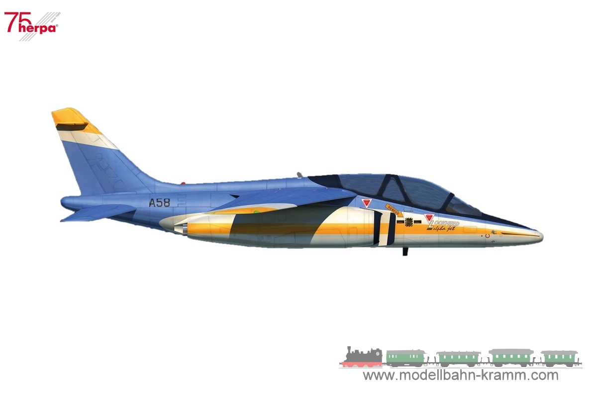 Herpa 580861, EAN 4013150580861: 1:72 Lockheed Alpha Jet - U.S. Navy VTX-TS Competition – A58