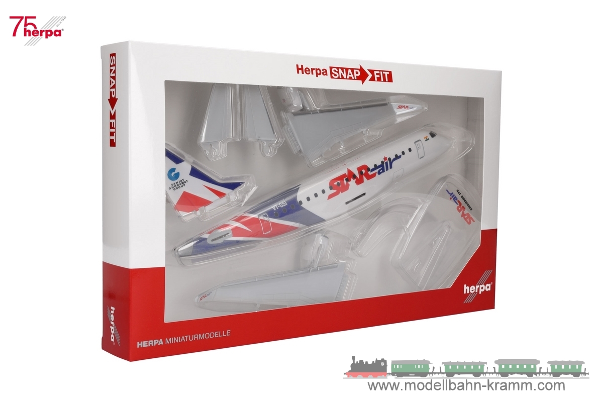 Herpa 614160, EAN 4013150614160: 1:100 Star Air Embraer E175 – VT-GSL