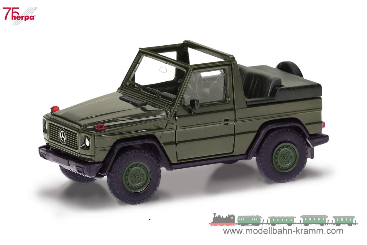 Herpa 700849, EAN 4013150700849: 1:87 Mercedes-Benz G-Klasse (W460) Bundeswehr