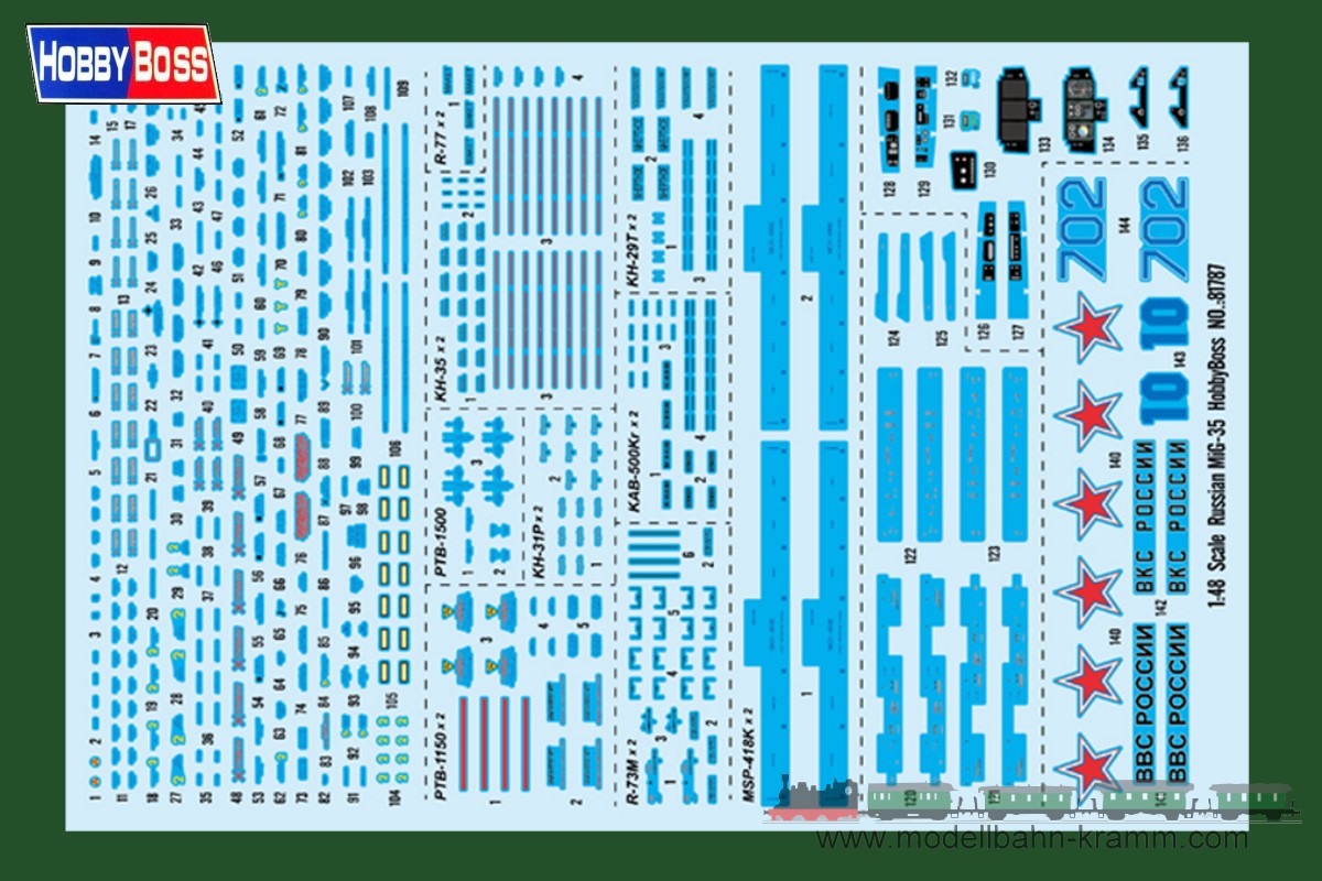 Hobby Boss 81787, EAN 6939319217875: 1:48 MIG 35