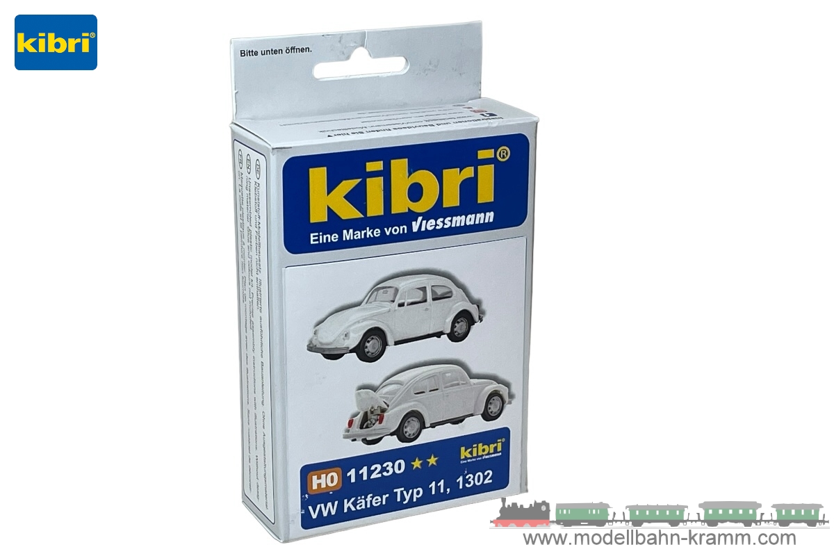 Kibri 11230, EAN 4026602112305: H0 VW Typ 11, VW Käfer 1302