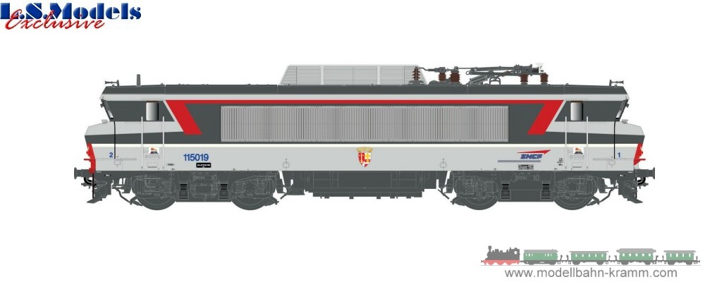 L.S. Models 10979, EAN 2000075679864: H0 AC digital E-Lok BB 15019 SNCF, Corail