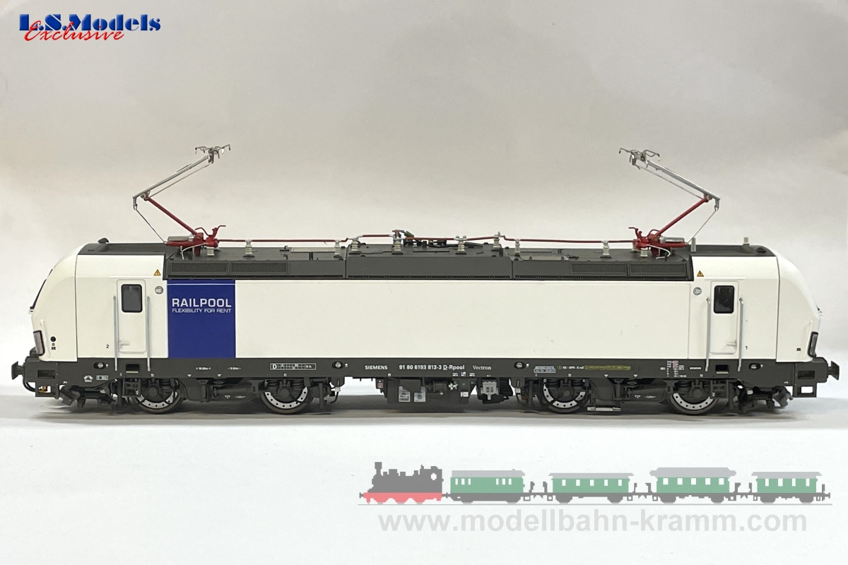L.S. Models 16079S, EAN 2000075214713: Electric locomotive 193 Alpen-Sylt-Express, sound, DC, H0-gauge