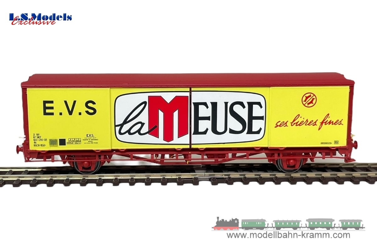L.S. Models 30680, EAN 2000075657527: H0 Gedeckter Güterwagen Meuse EVS, SNCF