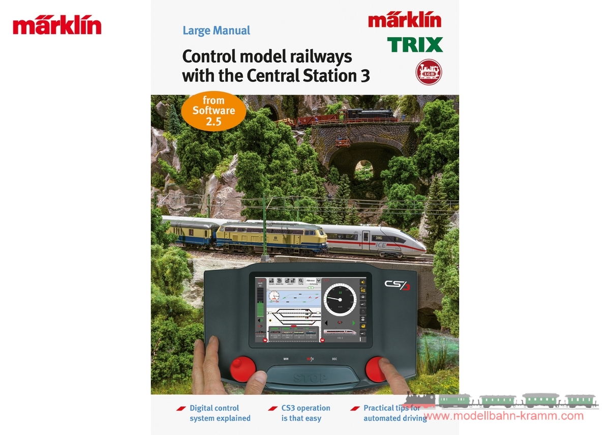 Märklin 03094, EAN 4001883030944: Buch Märklin Digital CS 3 Englisch