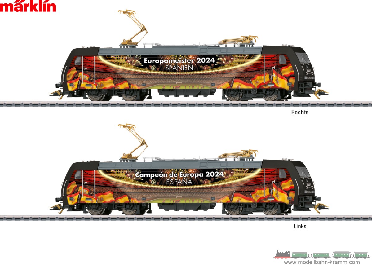 Märklin 36024, EAN 4001883360249: Class 185.2 Electric Locomotive in Honor of the European Champions