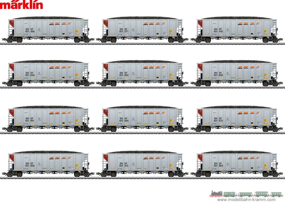 Märklin 45666, EAN 4001883456669: BNSF Hopper Car Set