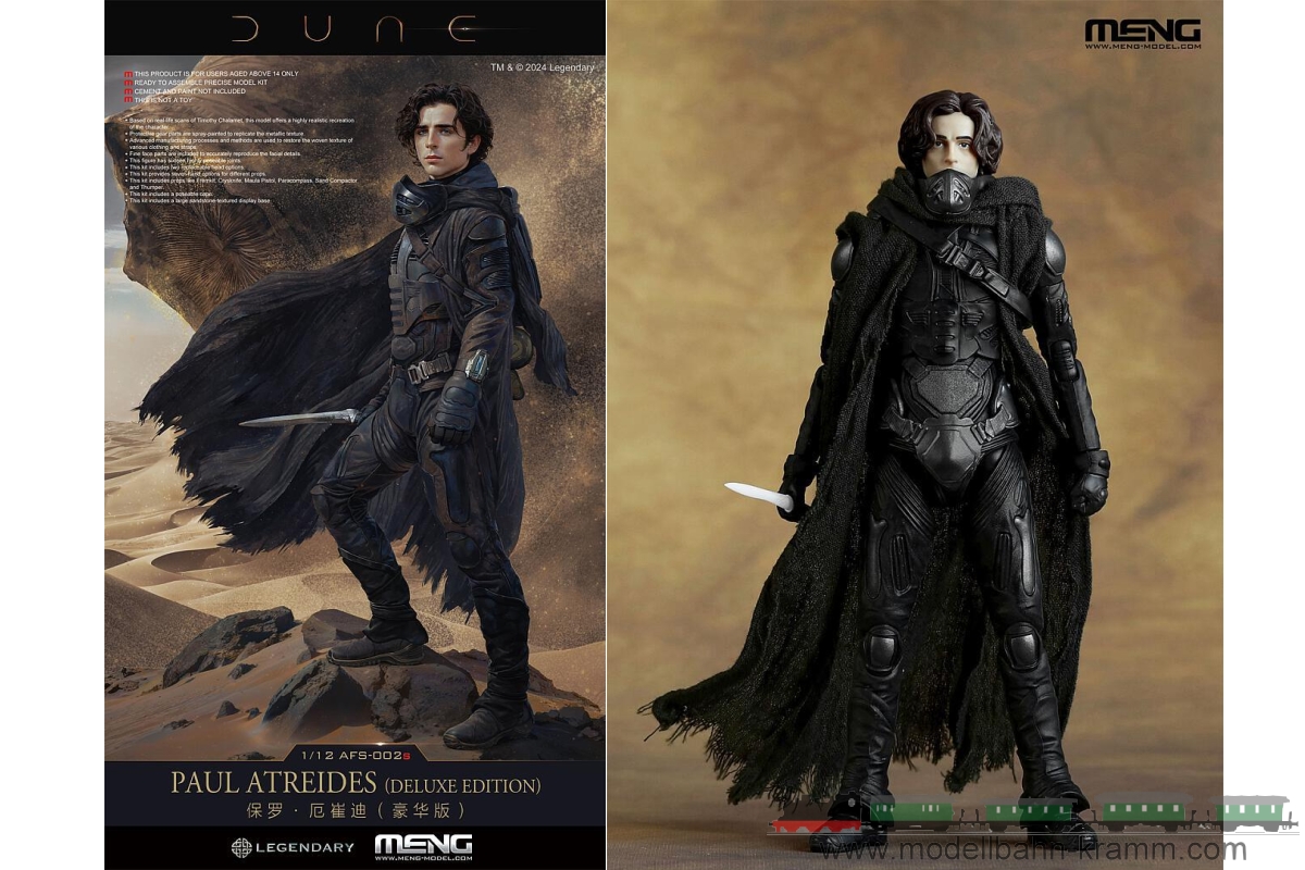 Meng Model AFS-002S, EAN 4897038554010: 1:12 Dune, Paul Atreides Deluxe Edition