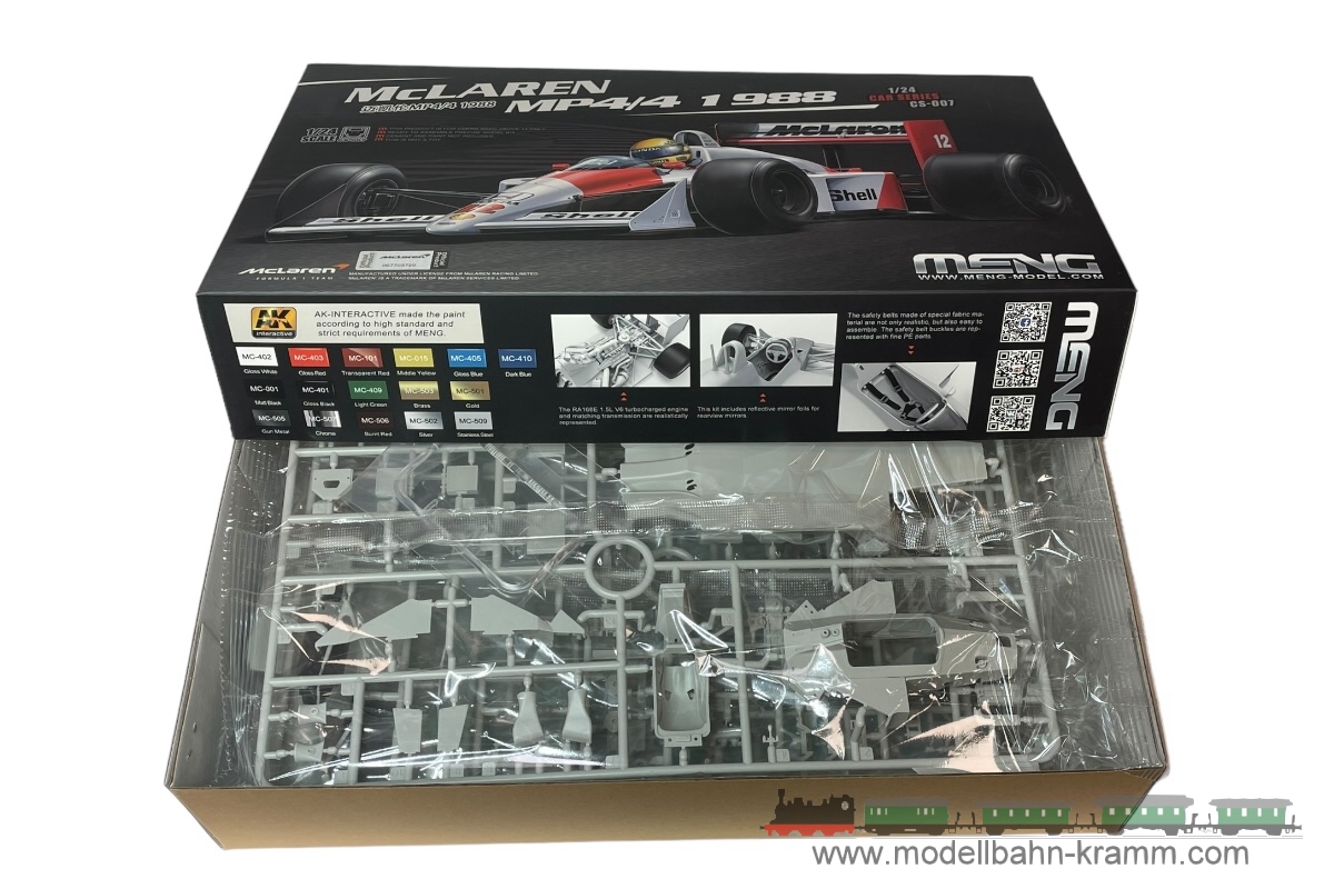 Meng Model CS-007, EAN 4897038553983: 1:24 McLaren MP4/4 1988