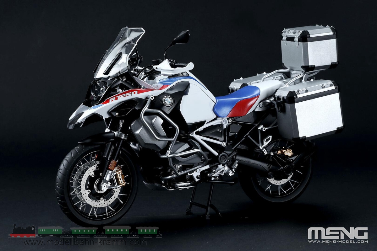 Meng Model SPS-091S, EAN 4897038553945: 1:9 Bord-Cases für BMW R1250 GS coloriert