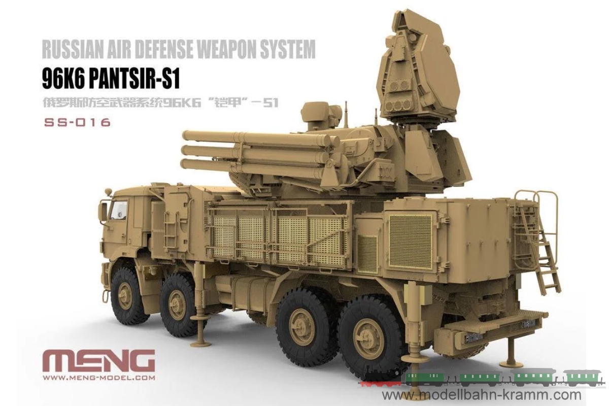 Meng Model SS-016, EAN 4897038552337: 1:35 Russian Air Defense Weapon System 96K6 Pantsir S1