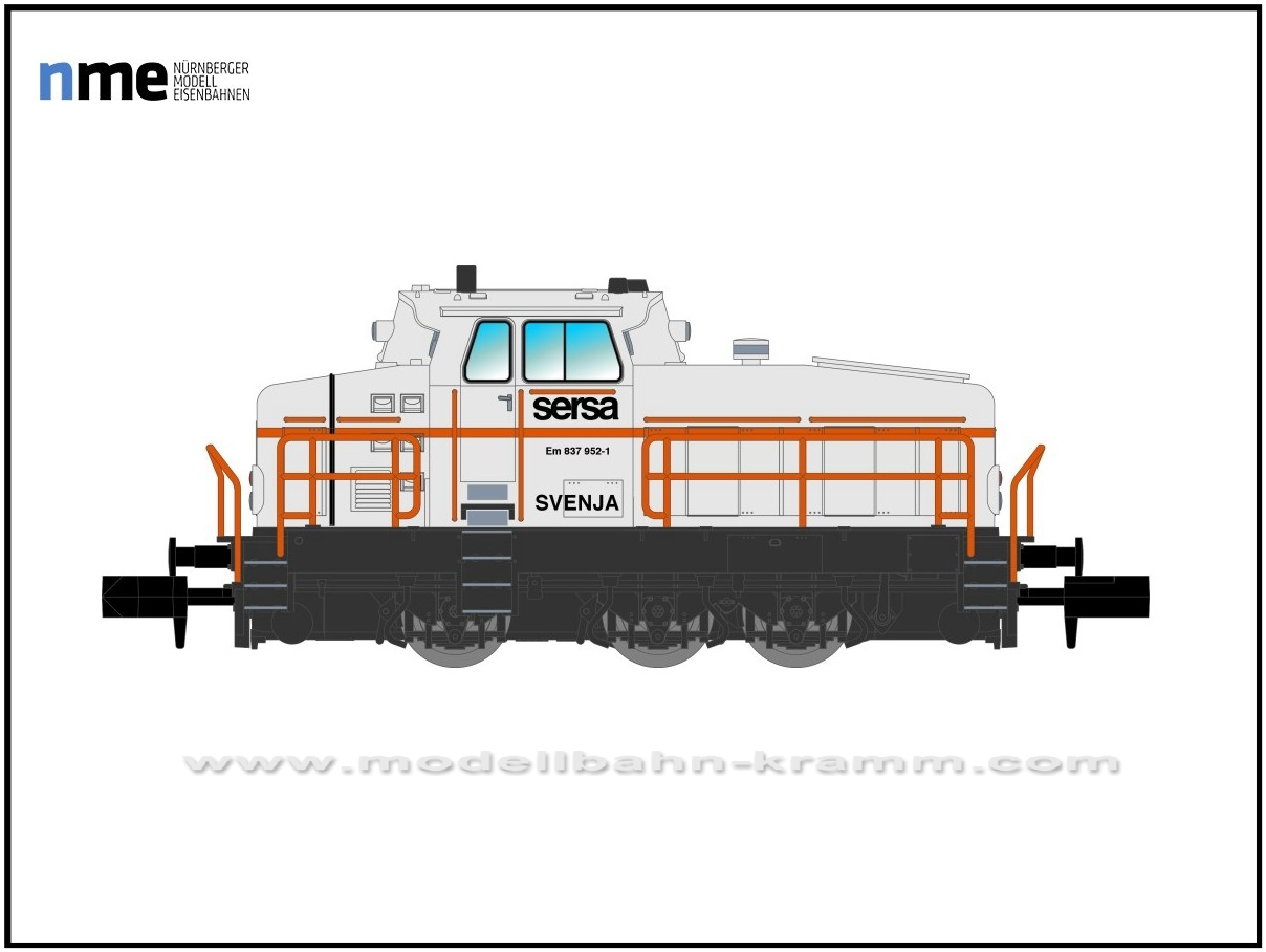 NME Nürnberger Modell-Eisenbahn 123604, EAN 4251921800071: N digital Rangierdiesellok DHG 700 C