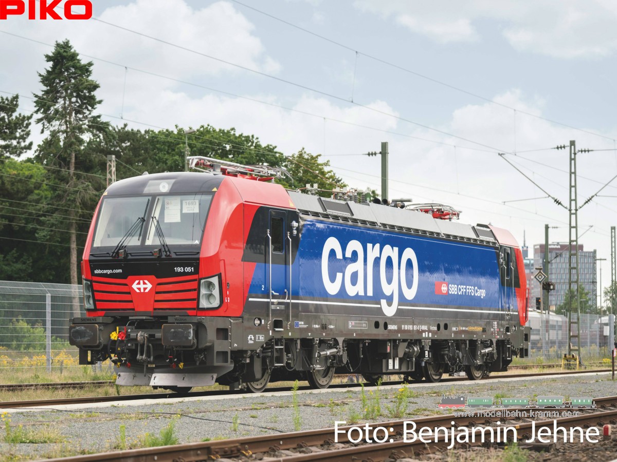 Piko 21692, EAN 4015615216926: H0 DC analog E-Lok BR193 Vectron SBB Cargo