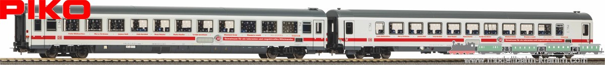 Piko 28303, EAN 4015615283034: H0 DC 2er Set Personenwagen DB AG