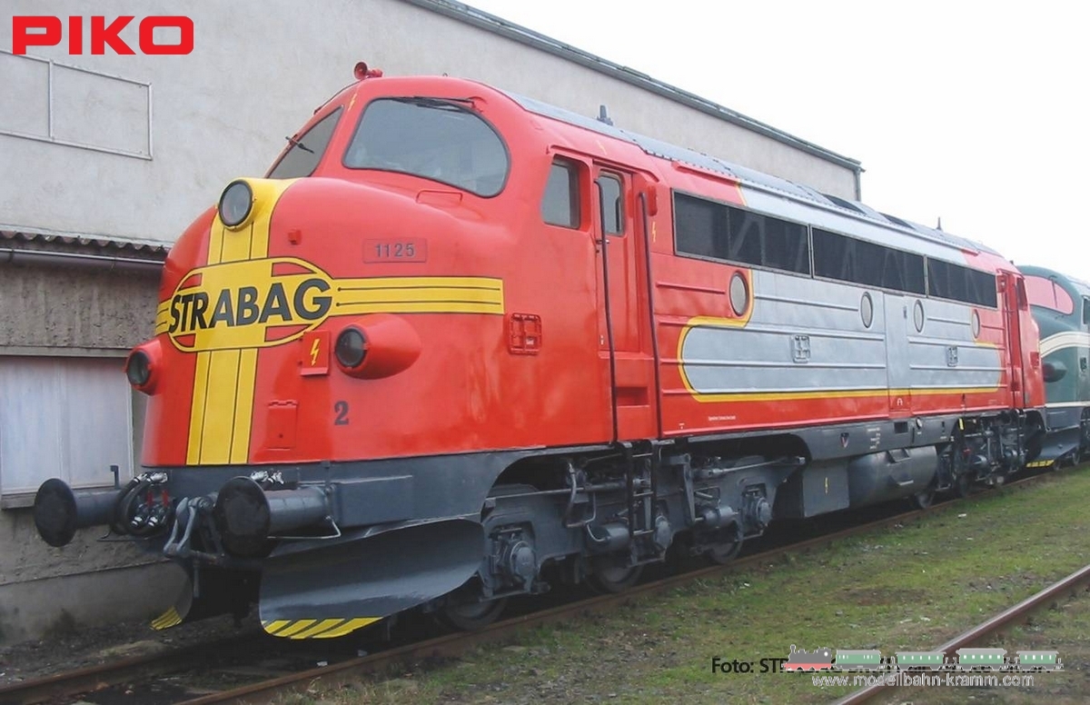 Piko 37450, EAN 4015615374503: G analog Diesellokomotive NOHAB Strabag