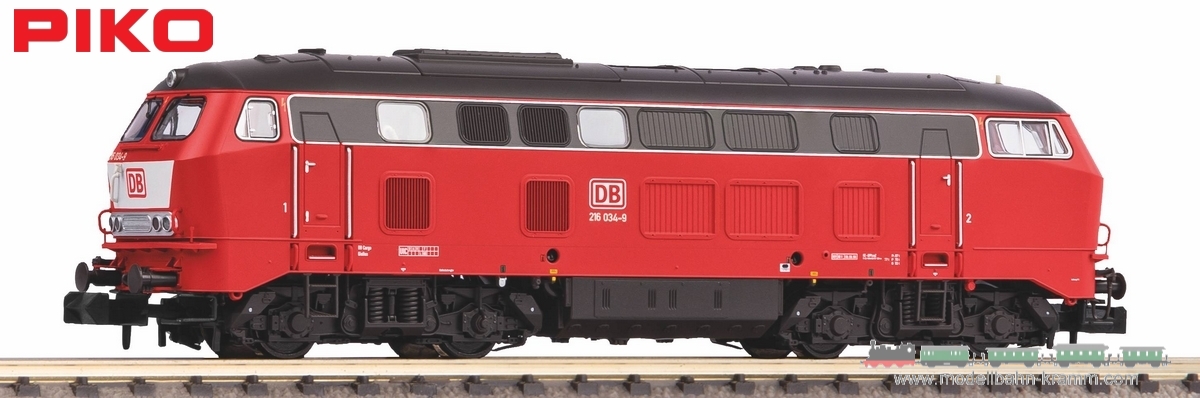 Piko 40526, EAN 4015615405269: N analog Diesellokomotive BR 216 DB AG V