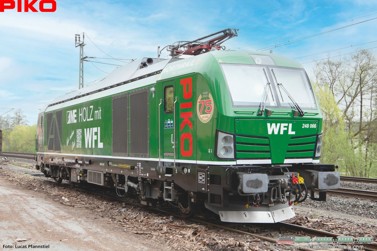 Piko 51172, EAN 4015615511724: H0 AC Sound Diesel-/E-Lok BR 248 Northrail/Piko/WFL