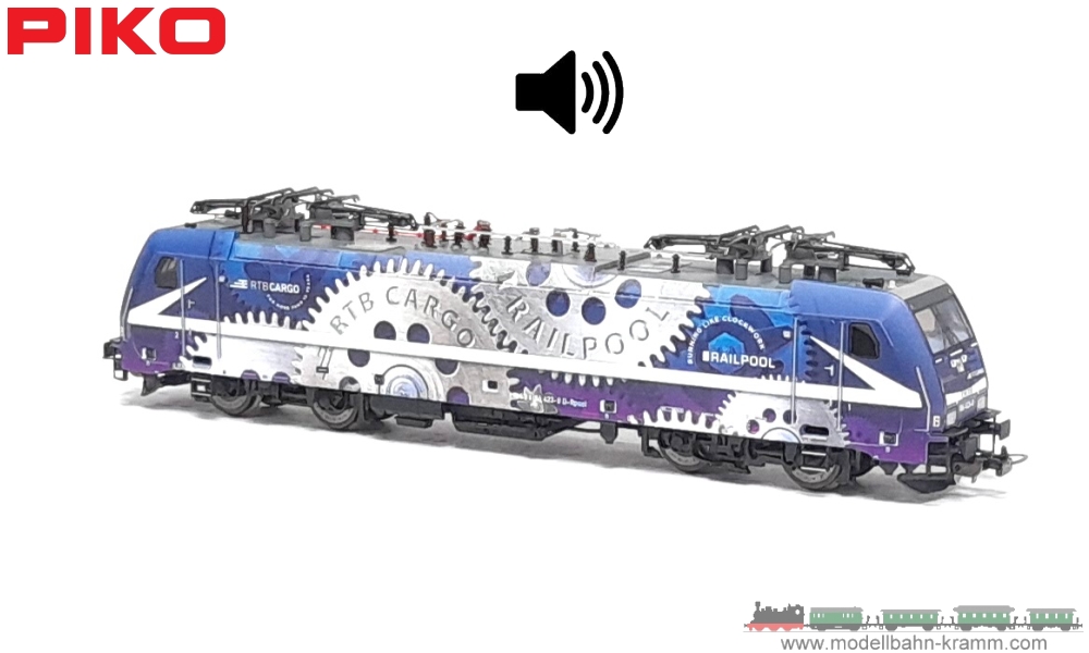 Piko 71189, EAN 4015615711896: H0-gauge AC digital with sound, electric loco 186 423-0 clockwork