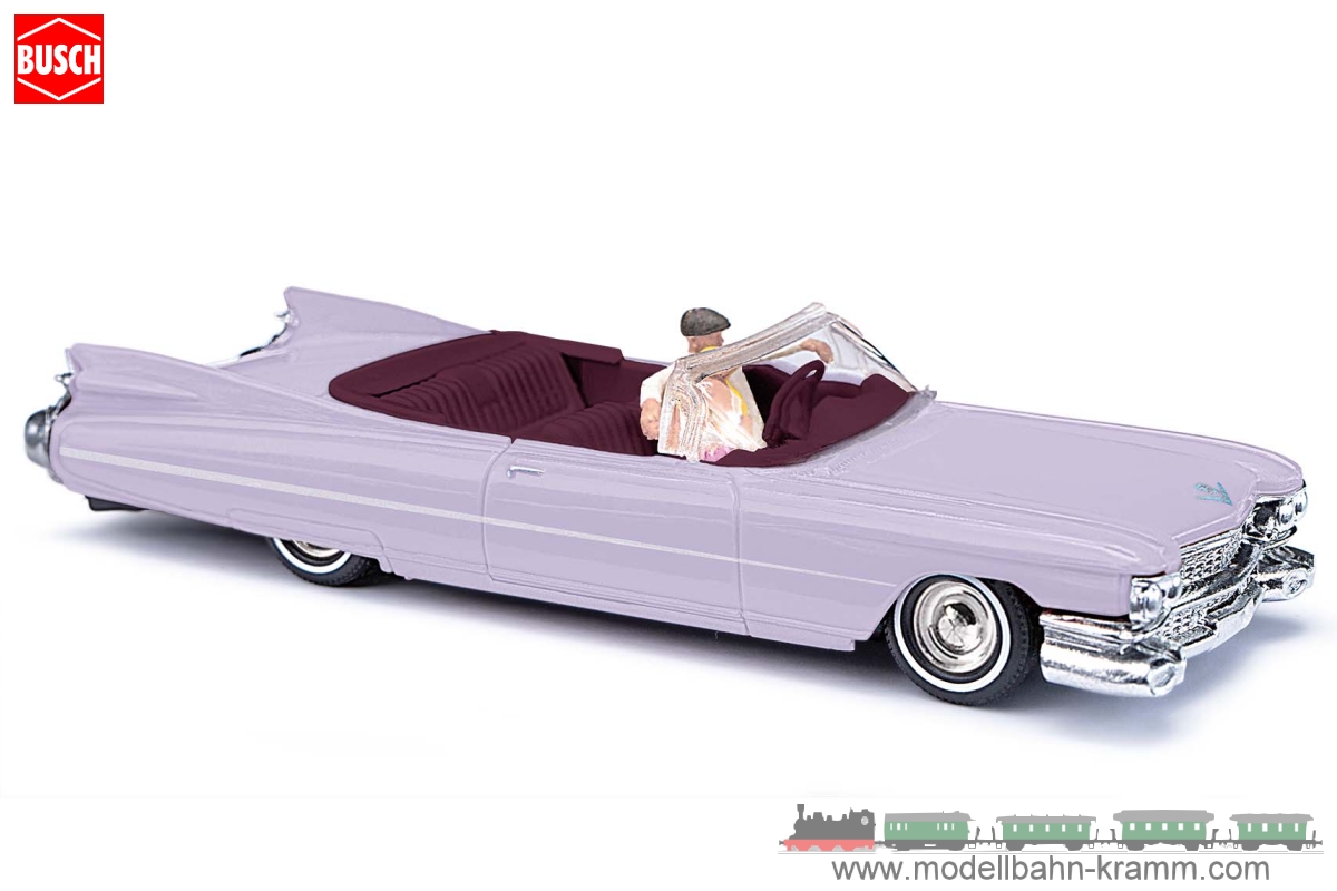 Busch-Automodelle 45135, EAN 2000075658456: Cadillac Eldorado mit Figuren