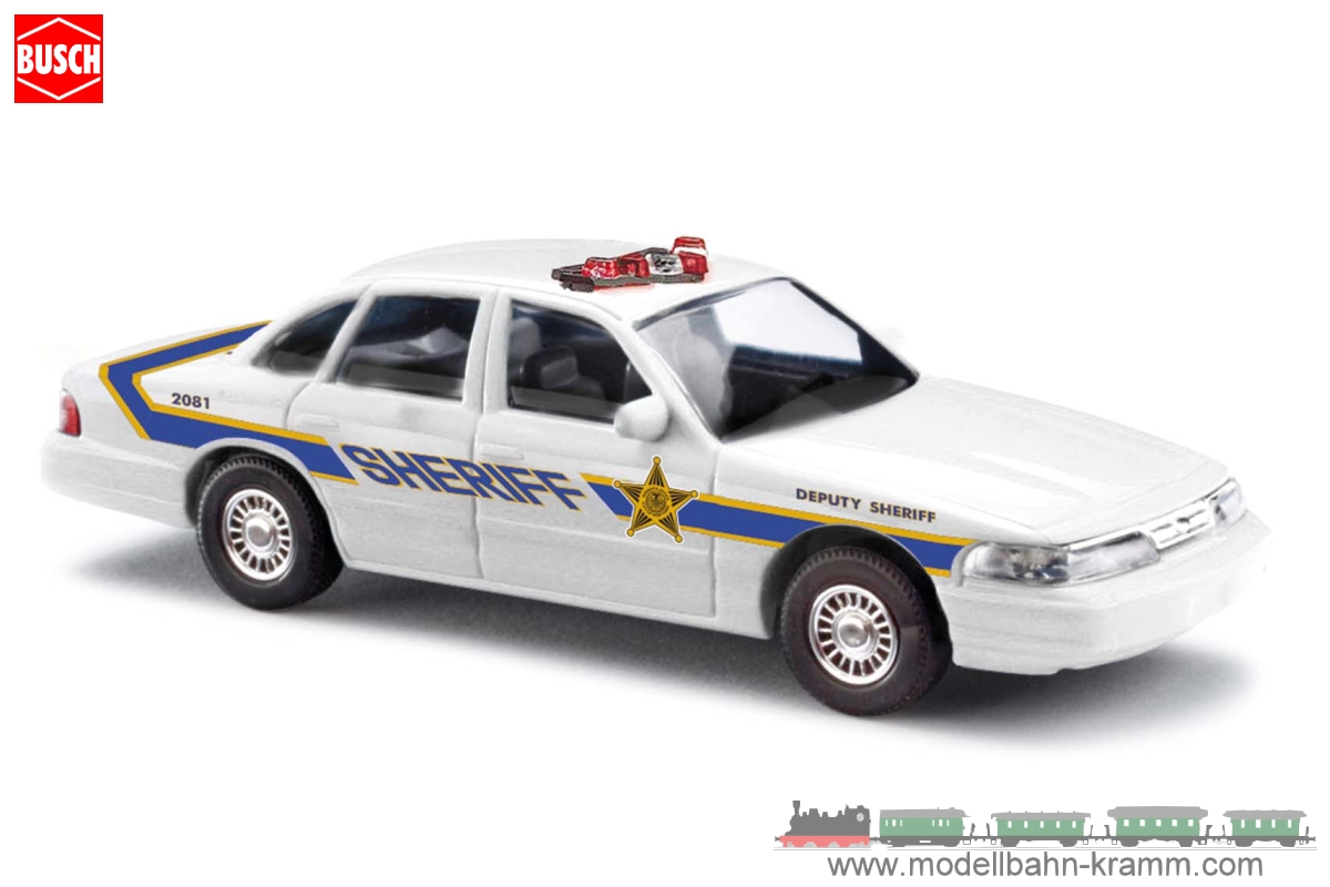 Busch-Automodelle 49034, EAN 2000075658517: Ford Crown Victory NYC Deputy