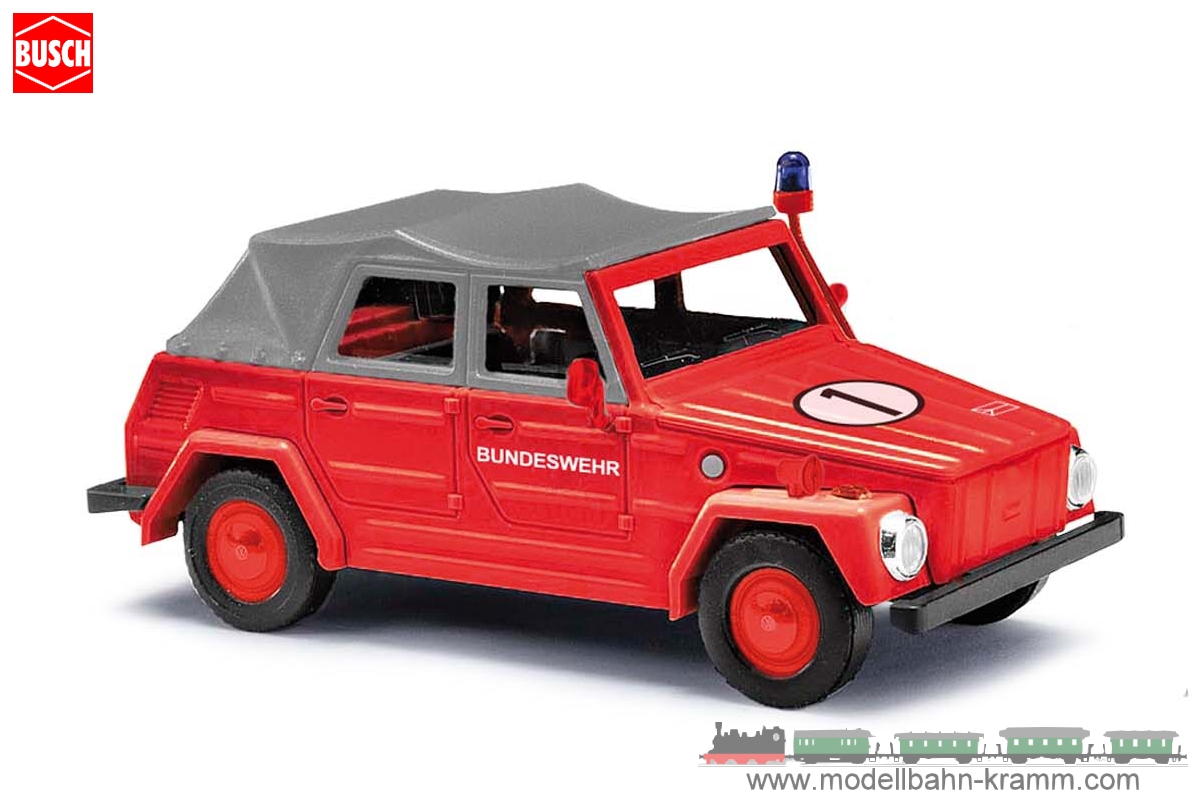 Busch-Automodelle 52728, EAN 2000075658869: VW 181 BW Feuerwehr