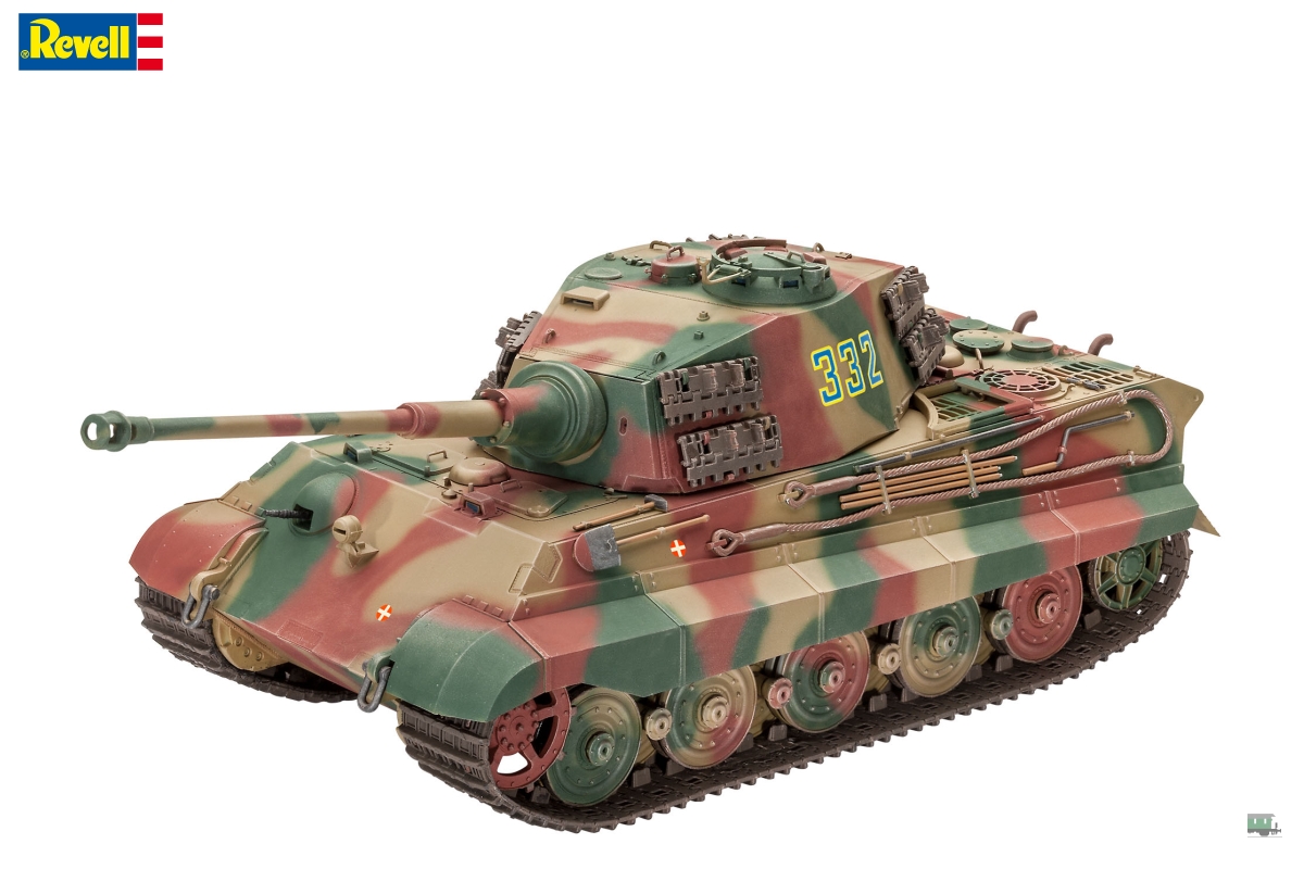 Revell 03249, EAN 4009803032498: 1:35 Tiger II Ausf.B Henschel