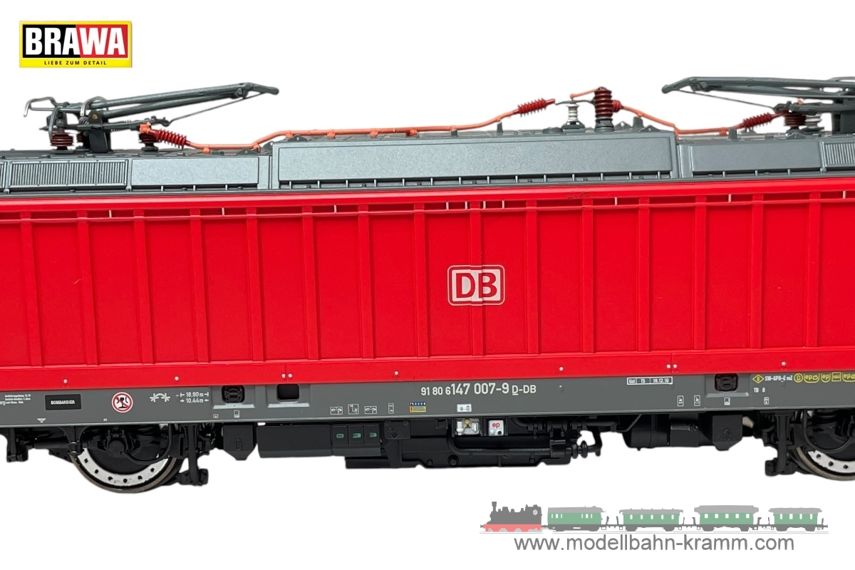 Brawa 43810, EAN 4012278438108: H0 Electric Loco BR 147 DB AG, VI, DC BAS