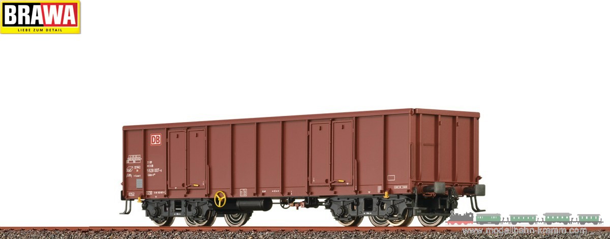 Brawa 48510, EAN 4012278485102: H0 DC Offener Güterwagen Ealos 053 DB AG