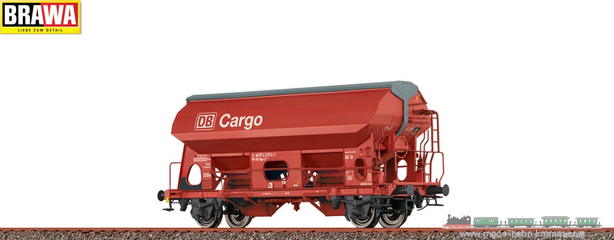Brawa 49558, EAN 4012278495583: H0 DC Gedeckter Güterwagen Tdgs-z 930 DB