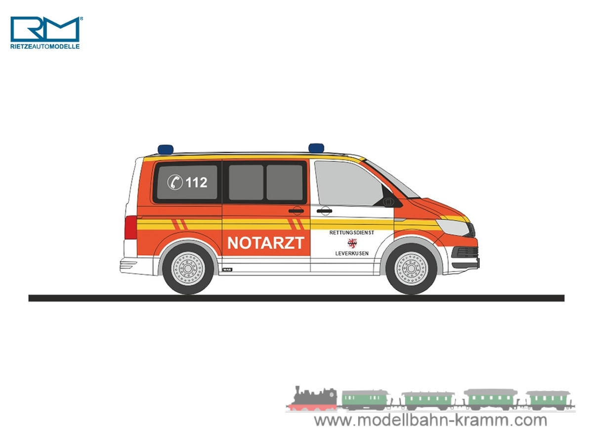 Rietze 53797, EAN 4037748537976: VW T6 Rettungsdienst LEV