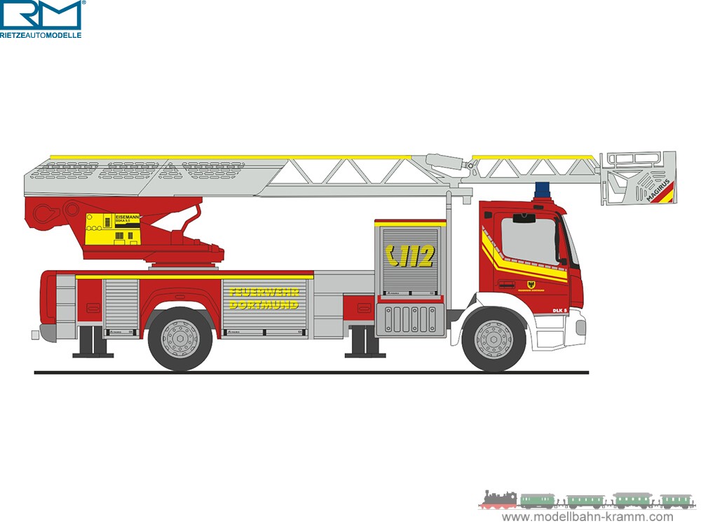 Rietze 71676, EAN 4037748716760: DLK Atego FW Dortmund