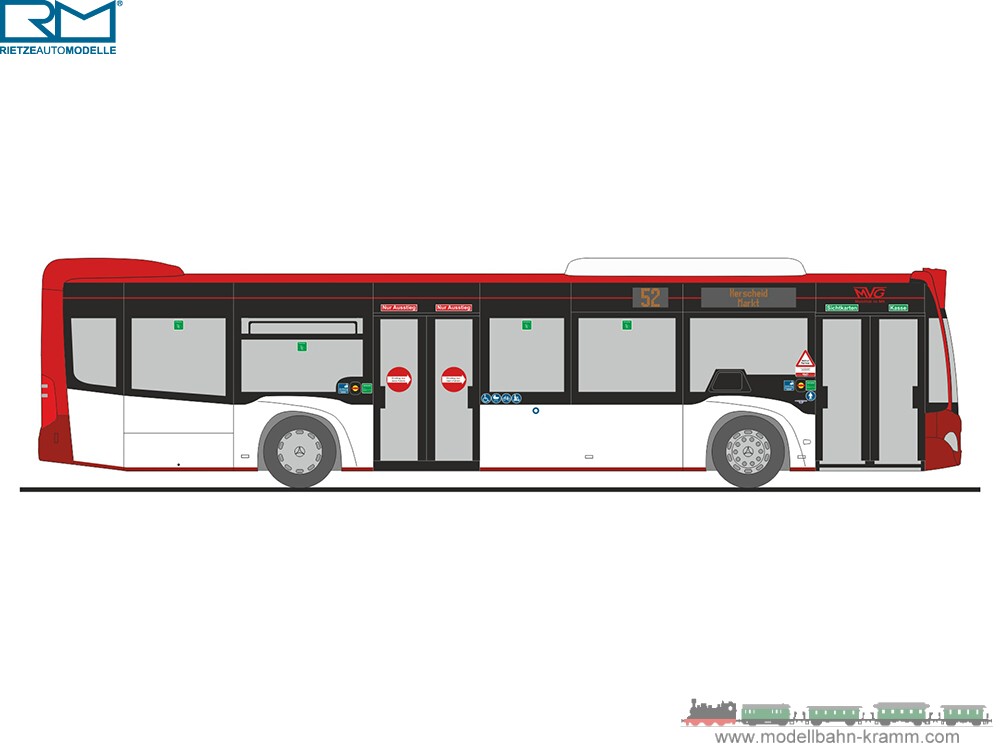 Rietze 73501, EAN 4037748735013: Citaro ´15 MVG Lüdenscheid