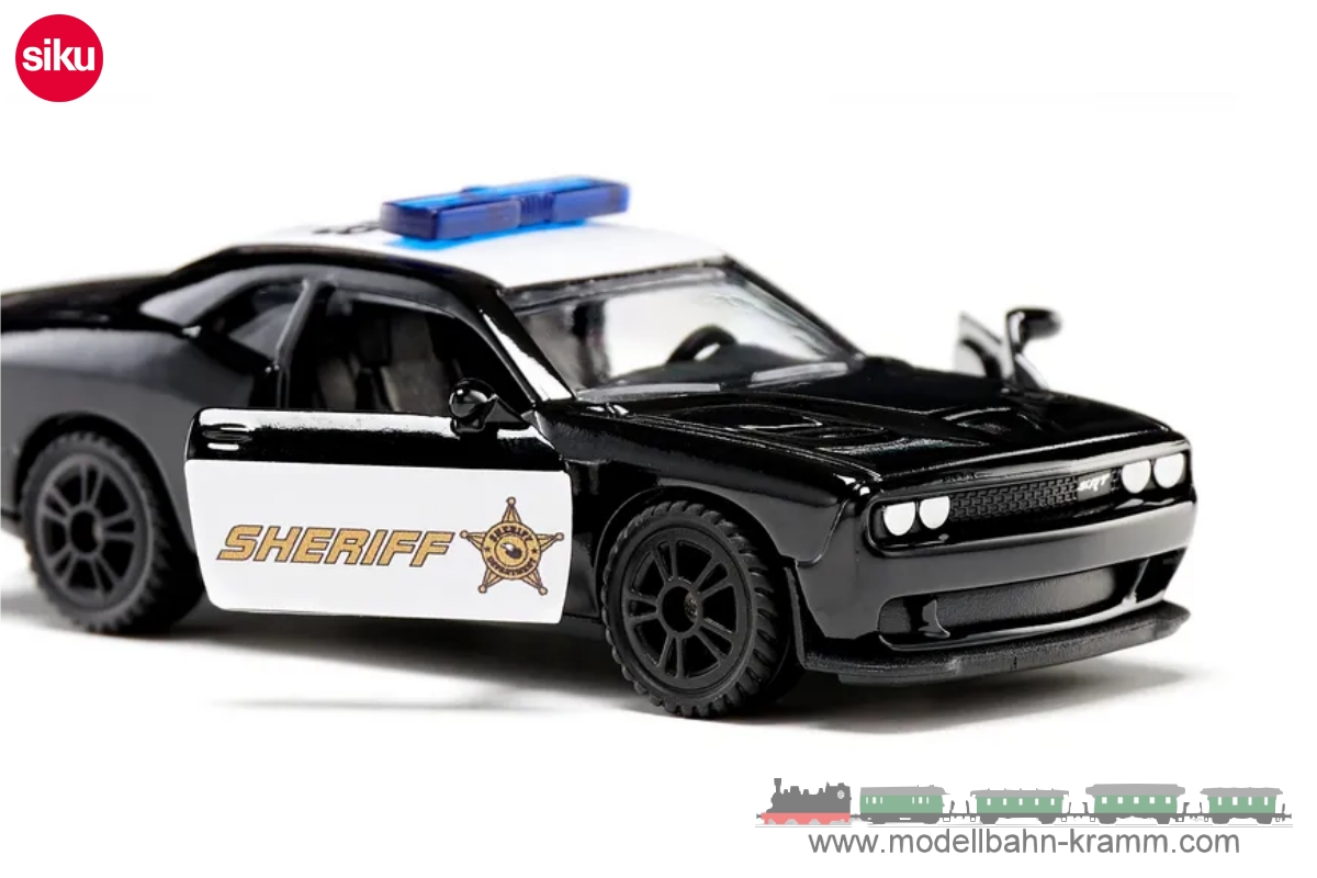 Siku 1584, EAN 4006874015849: Siku Super Dodge Challenger SRT County Sheriff