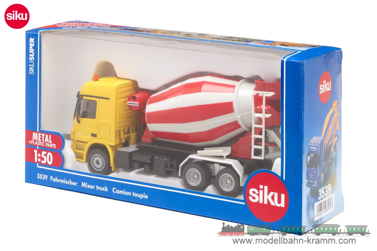 Siku 3539, EAN 4006874135394: Siku Super Fahrmischer/Betonmischer