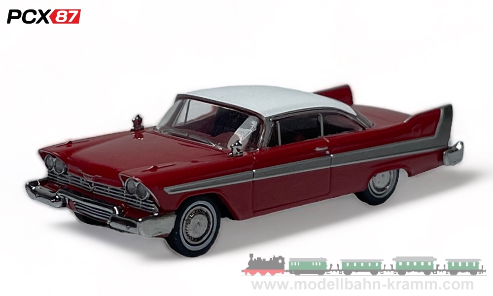 Brekina 19675, EAN 4052176760963: 1:87 Plymouth Fury 1958, rot (Christine)