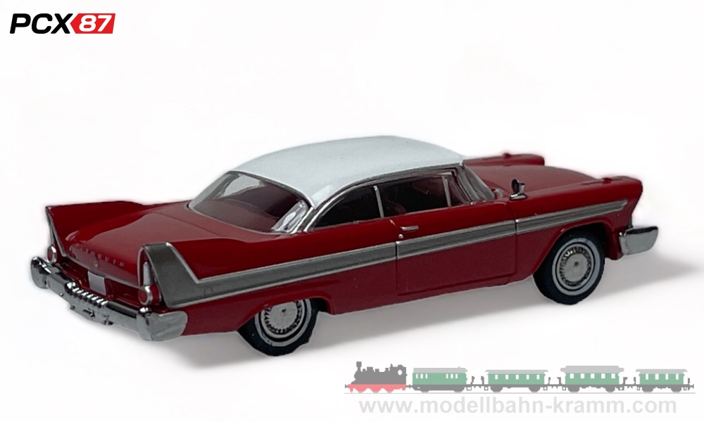 Brekina 19675, EAN 4052176760963: 1:87 Plymouth Fury 1958, rot (Christine)