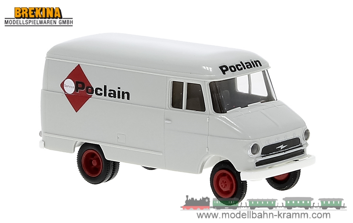 Brekina 35631, EAN 4026538356316: Opel Blitz Kasten A Poclain